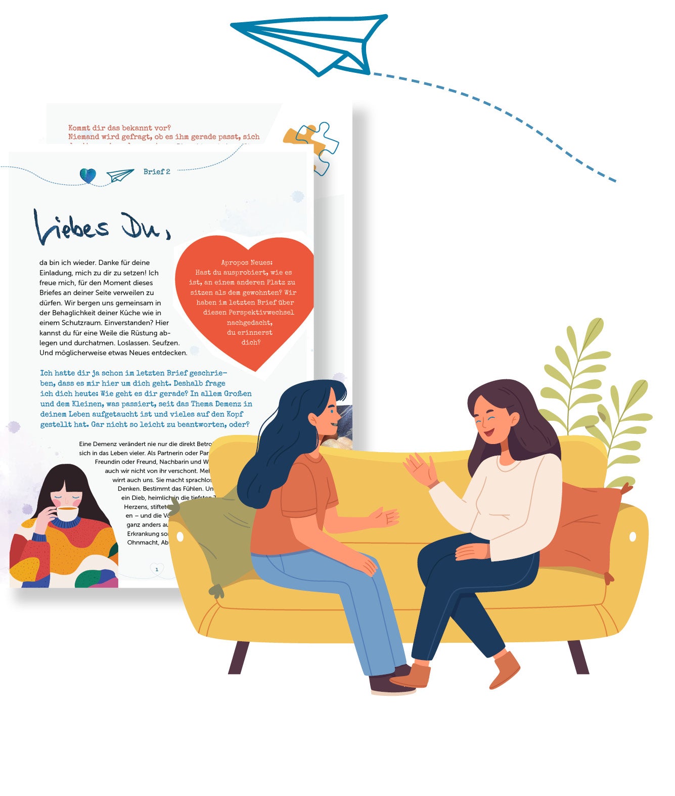 Stärkungsbrief Papier & Coaching